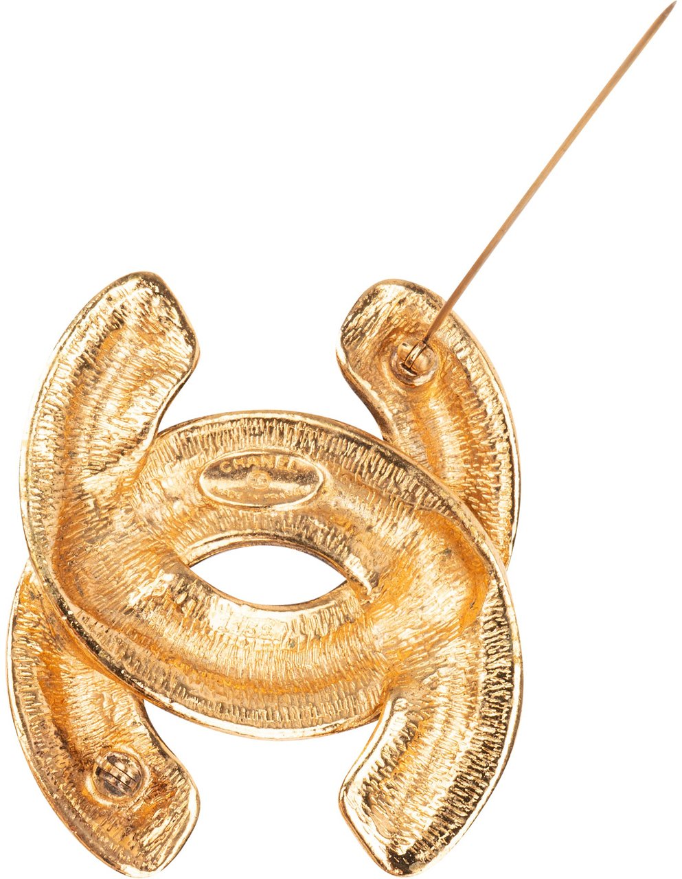 Chanel Chanel Golden Matelasse CC Brooch Divers