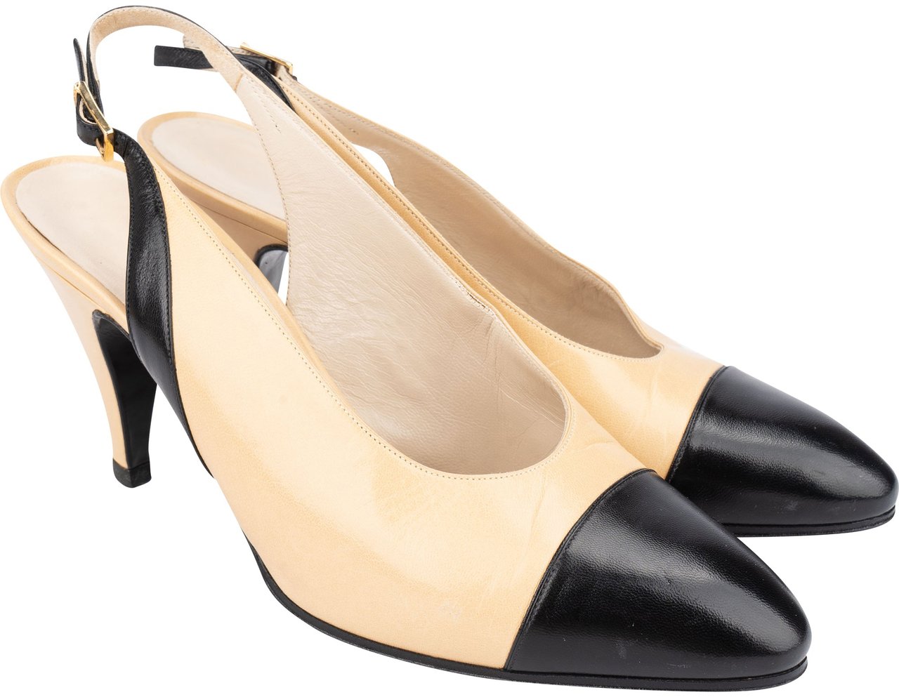 Chanel Chanel Classic Bicolor Heels (37) Divers