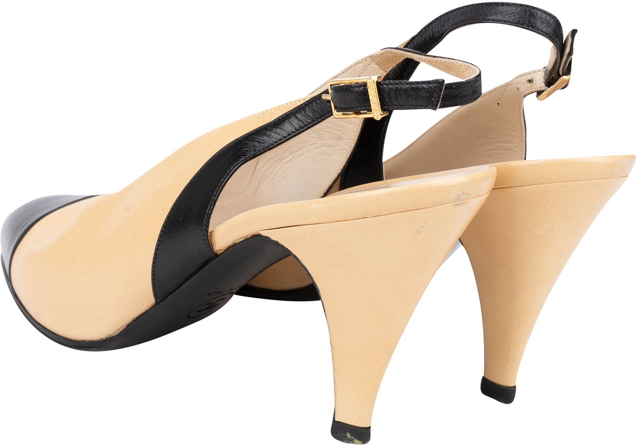 Chanel Chanel Classic Bicolor Heels (37) Divers