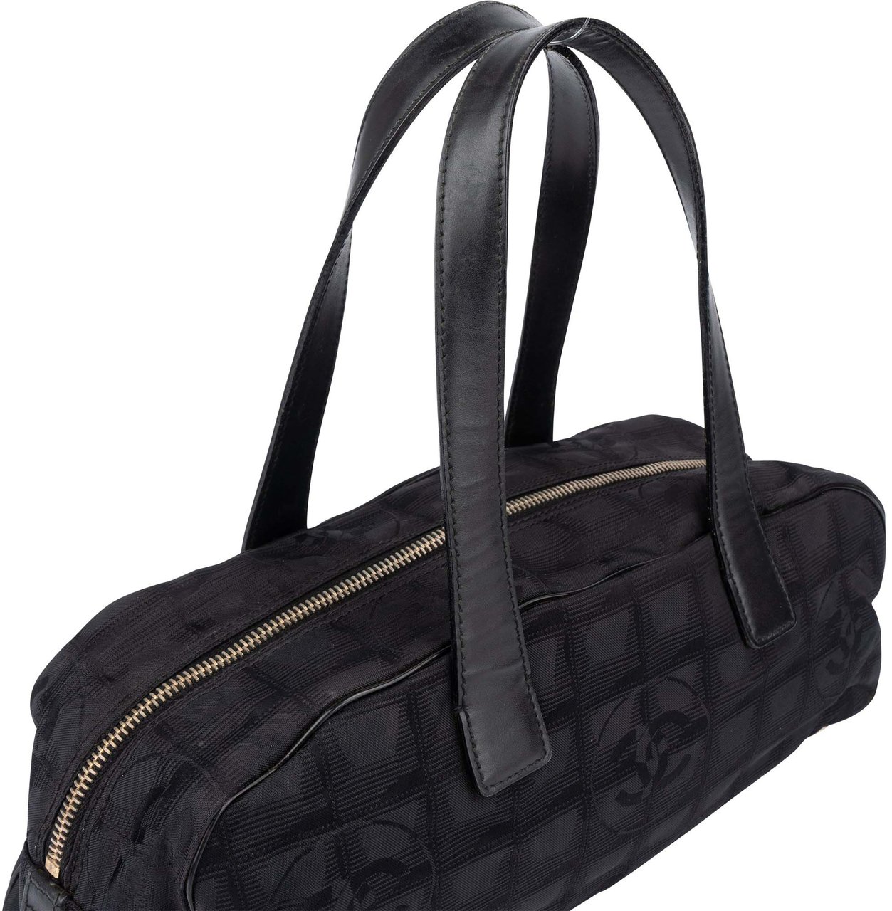 Chanel Chanel Travel Line Monogram Handbag Zwart