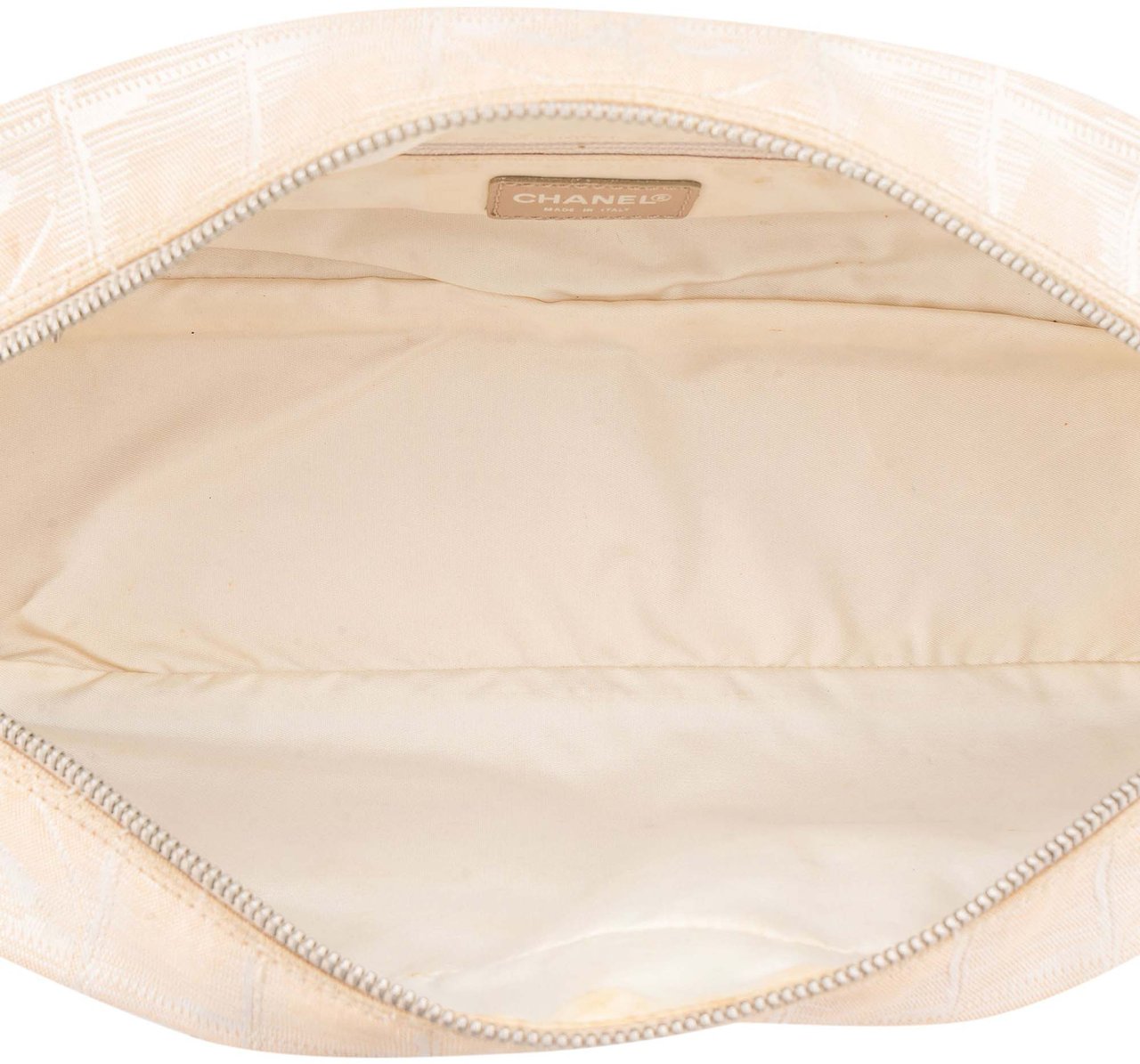 Chanel Chanel Travel Line Monogram Handbag Beige