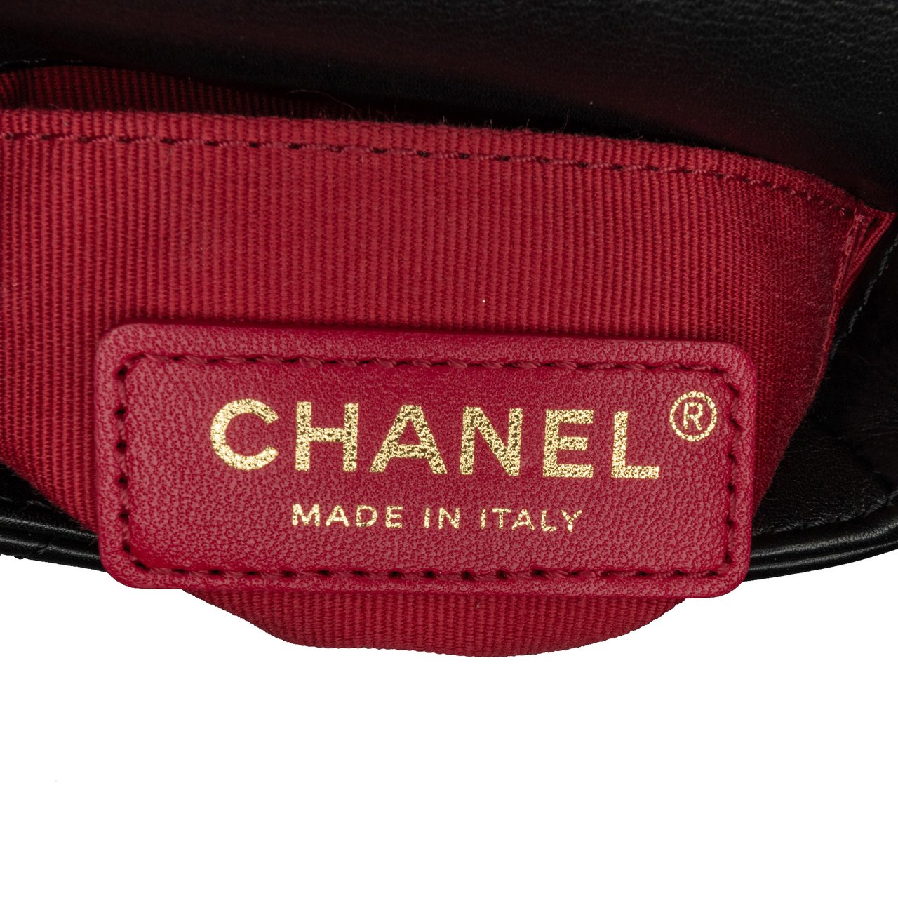 Chanel Mini Quilted Calfskin Framing Chain Flap Zwart