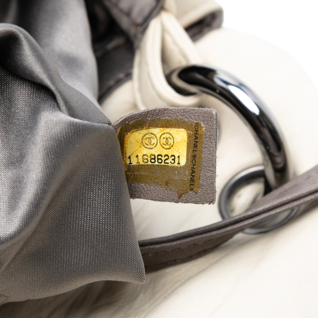 Chanel CC Quilted Lambskin Padded Envelope Double Flap Wit