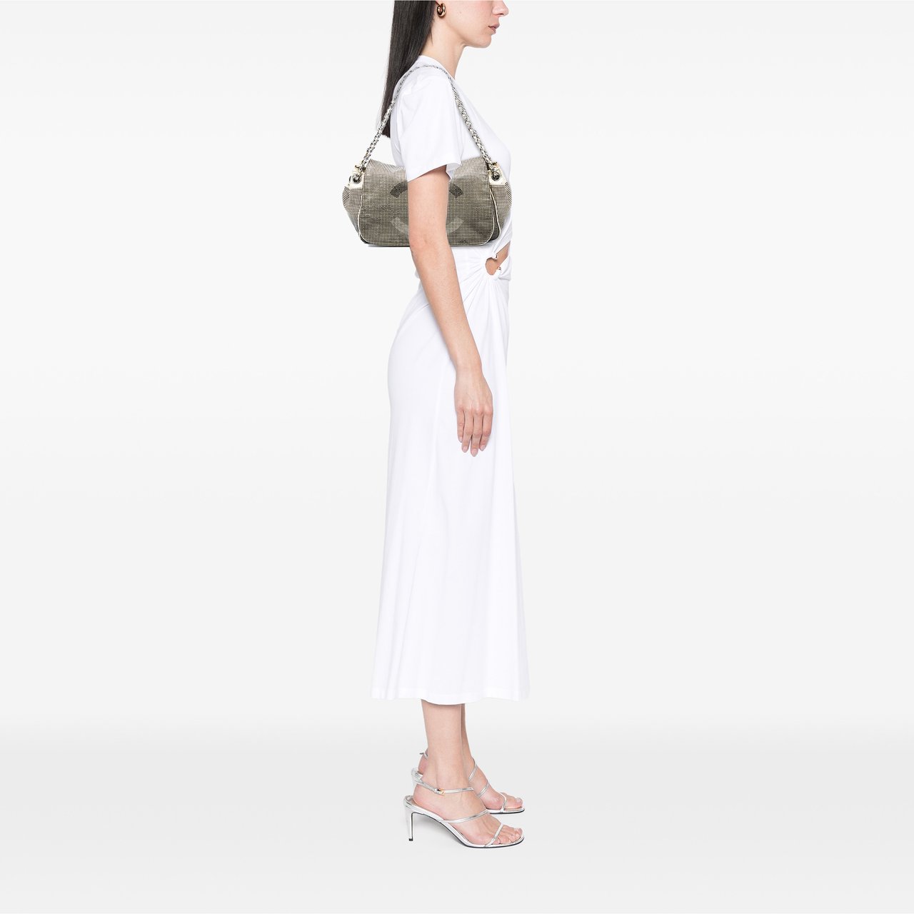 Chanel Perforated Lambskin Hollywood Accordion Flap Goud