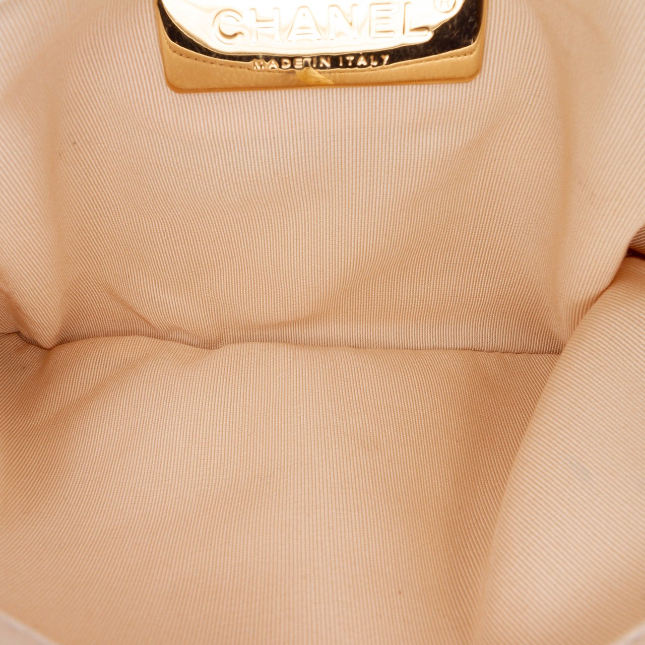 Chanel Quilted Calfskin Pearl CC Accordion Flap Wit
