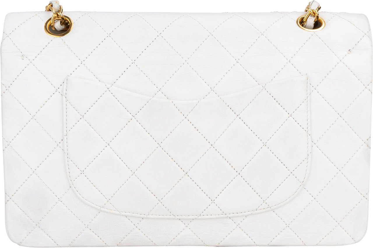 Chanel Chanel Quilted Lambskin 24K Gold Medium Double Flap Crossbody Bag Wit