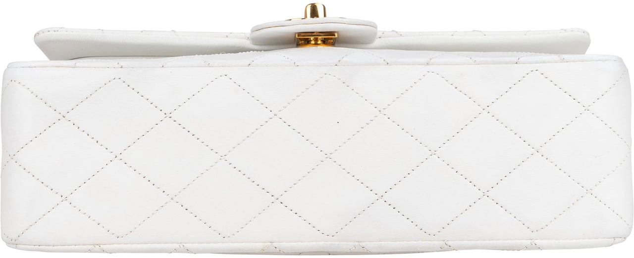 Chanel Chanel Quilted Lambskin 24K Gold Medium Double Flap Crossbody Bag Wit