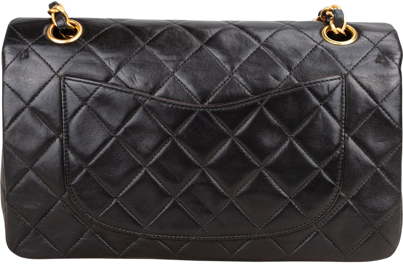 Chanel Chanel Quilted Lambskin 24K Gold Small Double Flap Crossbody Bag Divers