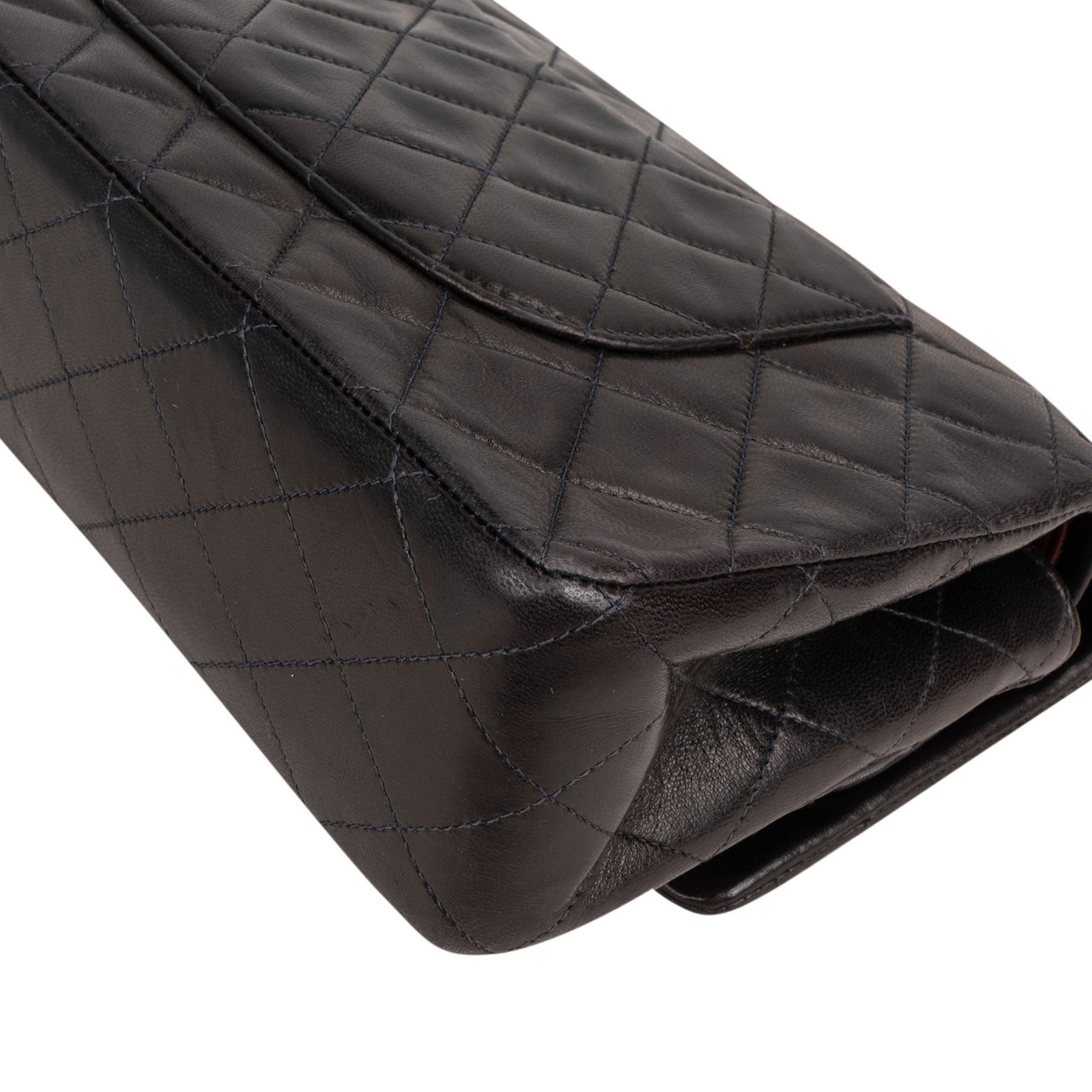 Chanel Chanel Quilted Lambskin 24K Gold Medium Double Flap Crossbody Bag Bruin