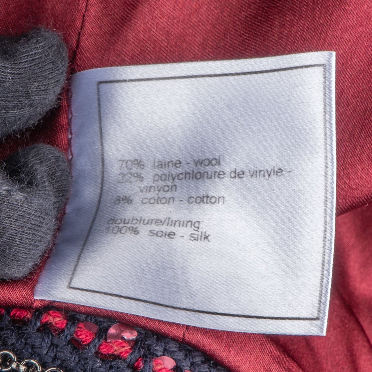 Chanel Chanel Limited Runway Pailetten Jacket (D34 / FR36) Blauw