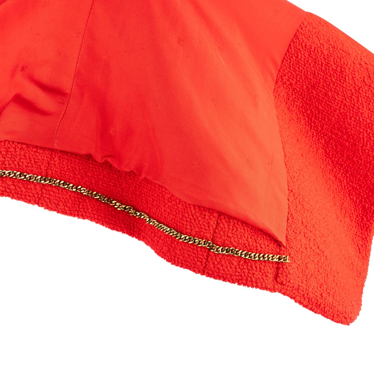 Chanel Chanel Rouge Tweed Boucle Runway Jacket (D36 / FR38) Rood