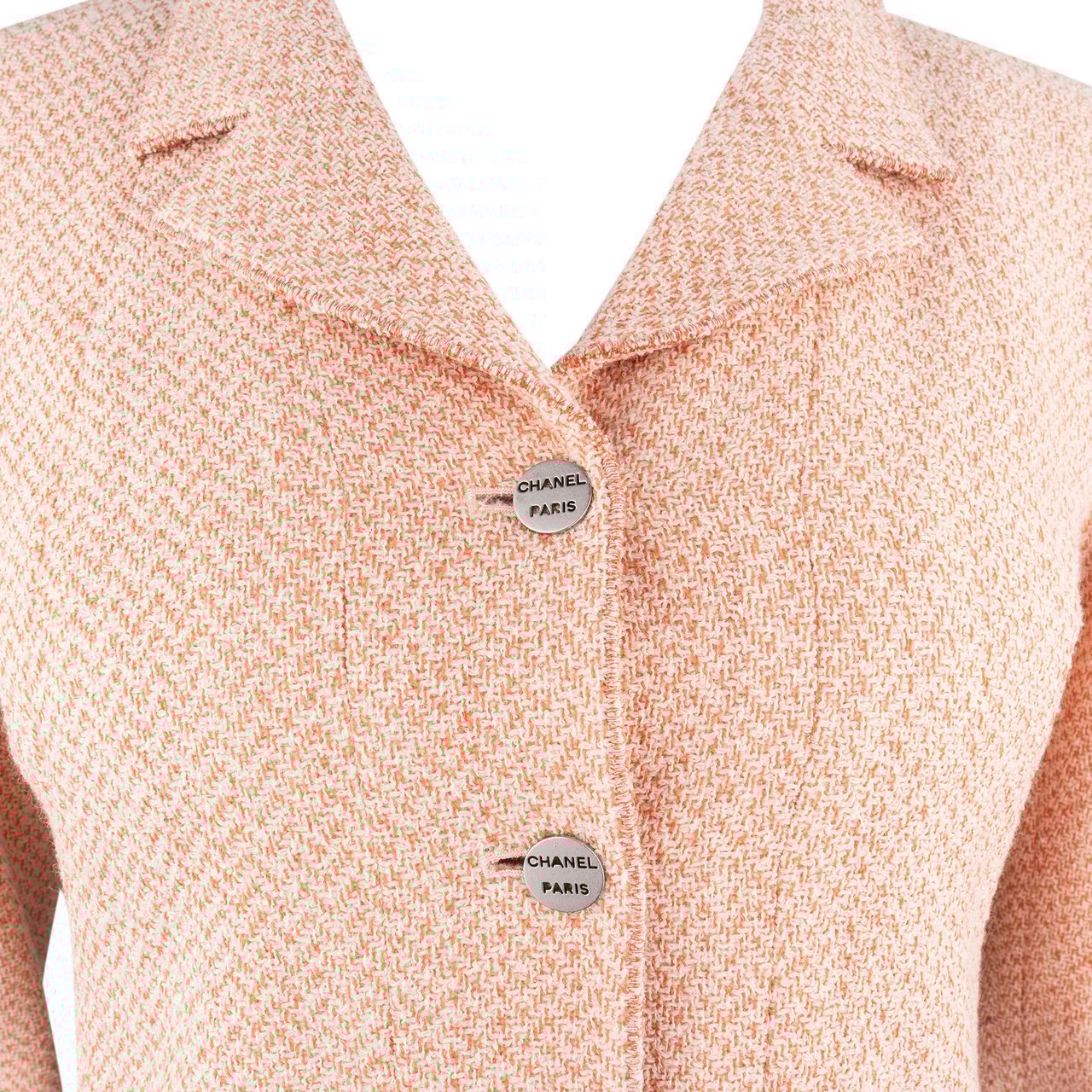 Chanel Chanel Multicolor Tweed Jacket (D34 / FR36) Rood