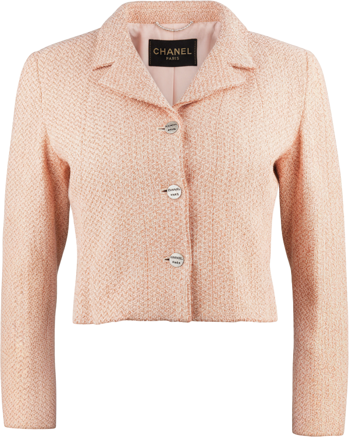 Chanel Chanel Multicolor Tweed Jacket (D34 / FR36) Rood