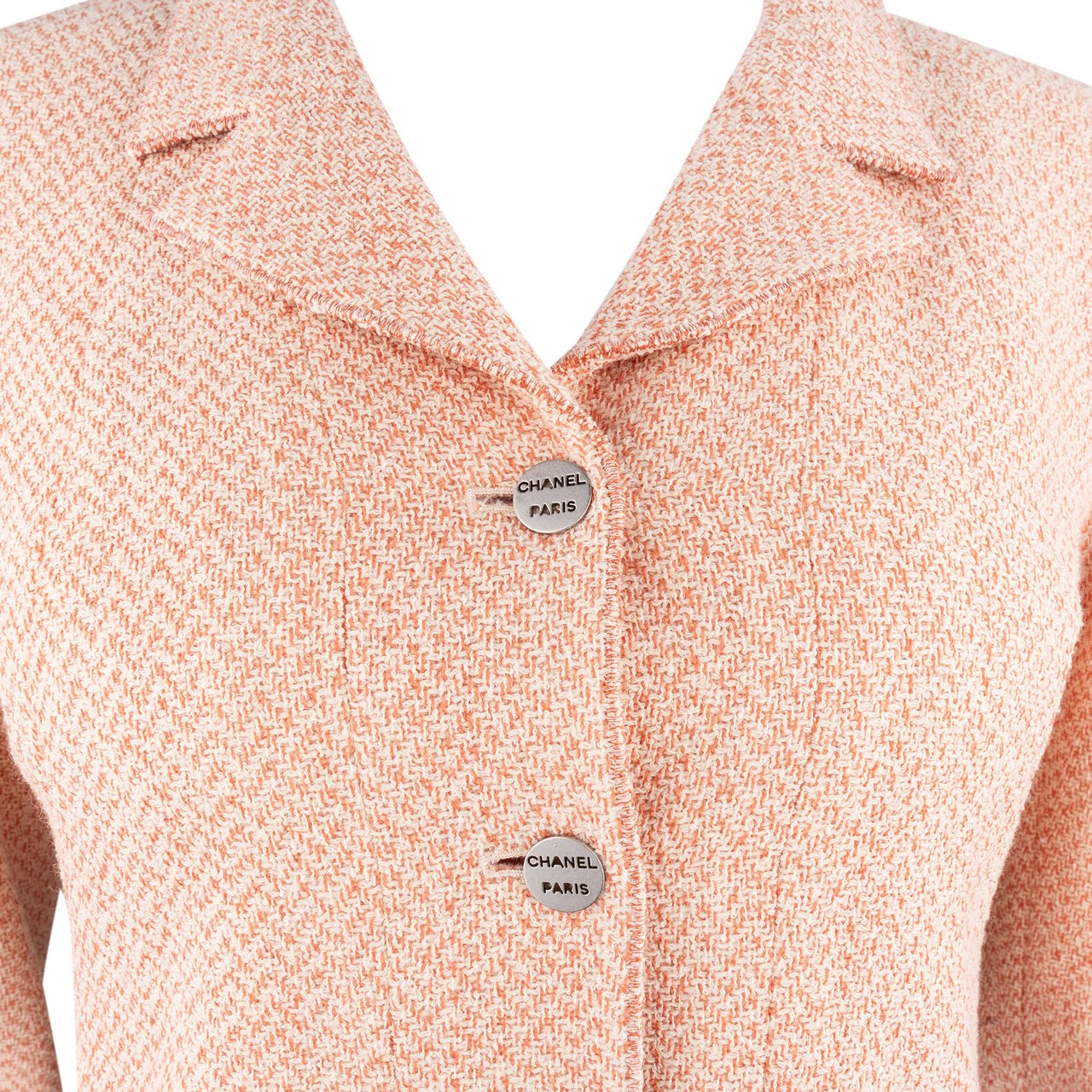 Chanel Multicolor Tweed Jacket (D34 / FR36) Rood