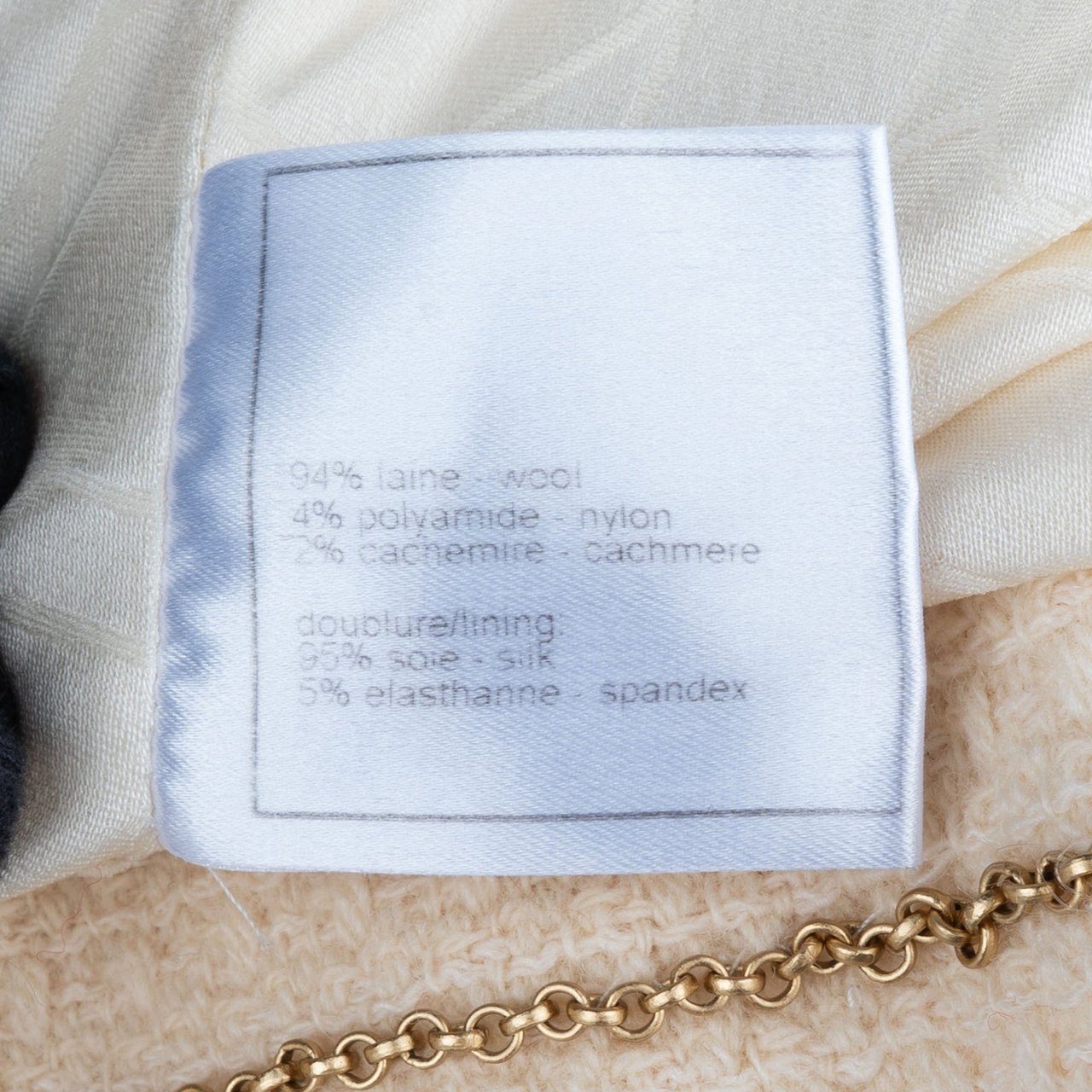 Chanel Chanel Chic Tweed Jacket (D38 / FR40) Beige