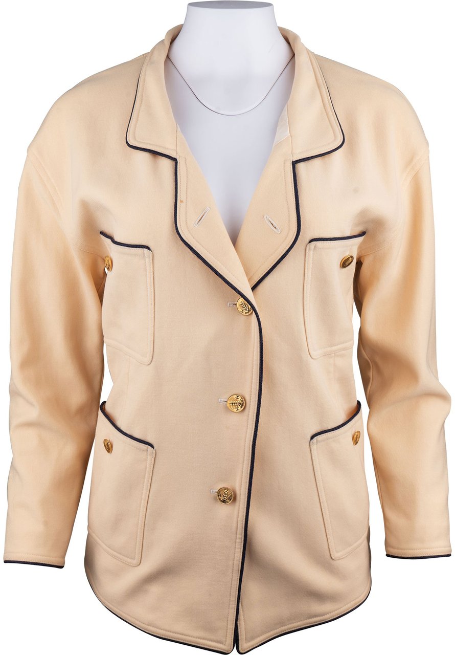 Chanel Chanel Classic Lining Jacket (D36 / FR38) Beige
