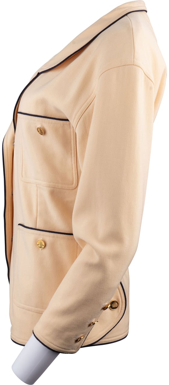 Chanel Classic Lining Jacket (D36 / FR38) Beige