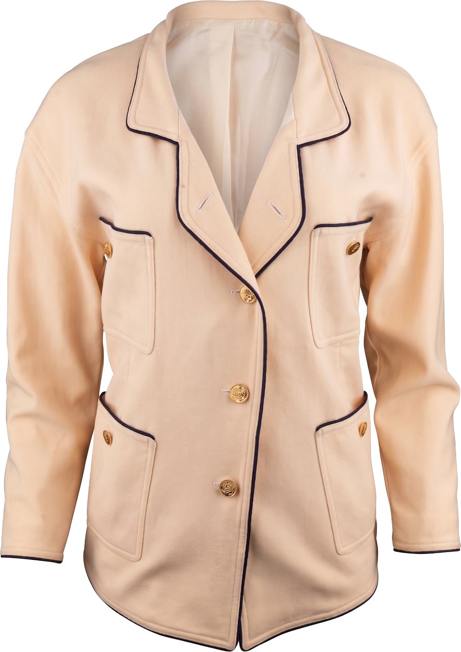 Chanel Classic Lining Jacket (D36 / FR38) Beige