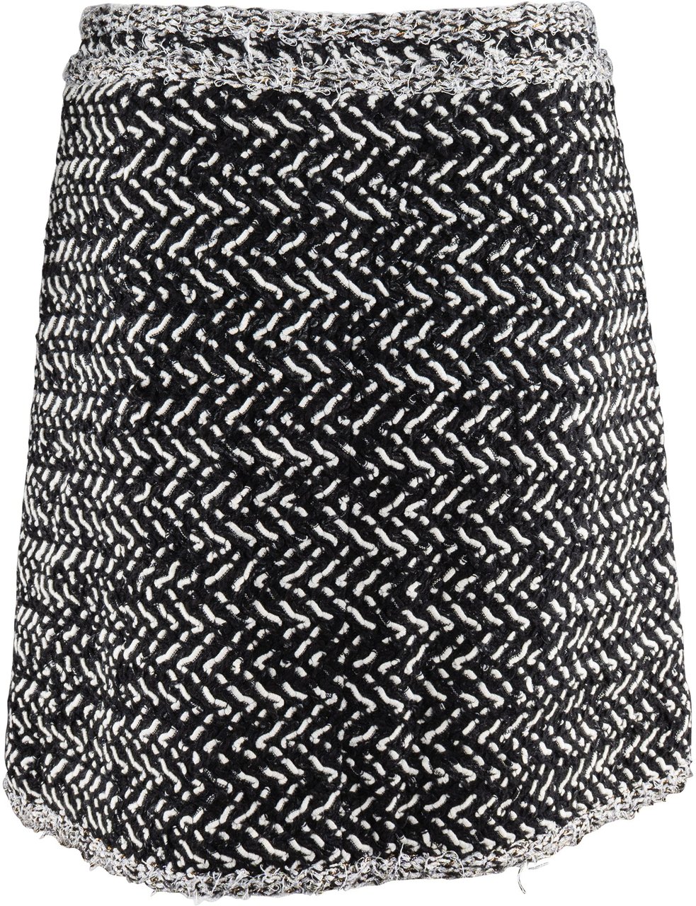 Chanel Chanel Classic Tweed Skirt (D36 / FR 38) Zwart
