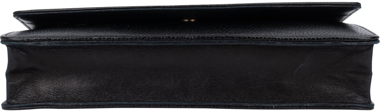 Chanel Chanel Caviar Leather CC Wallet On Chain Crossbody Bag Zwart