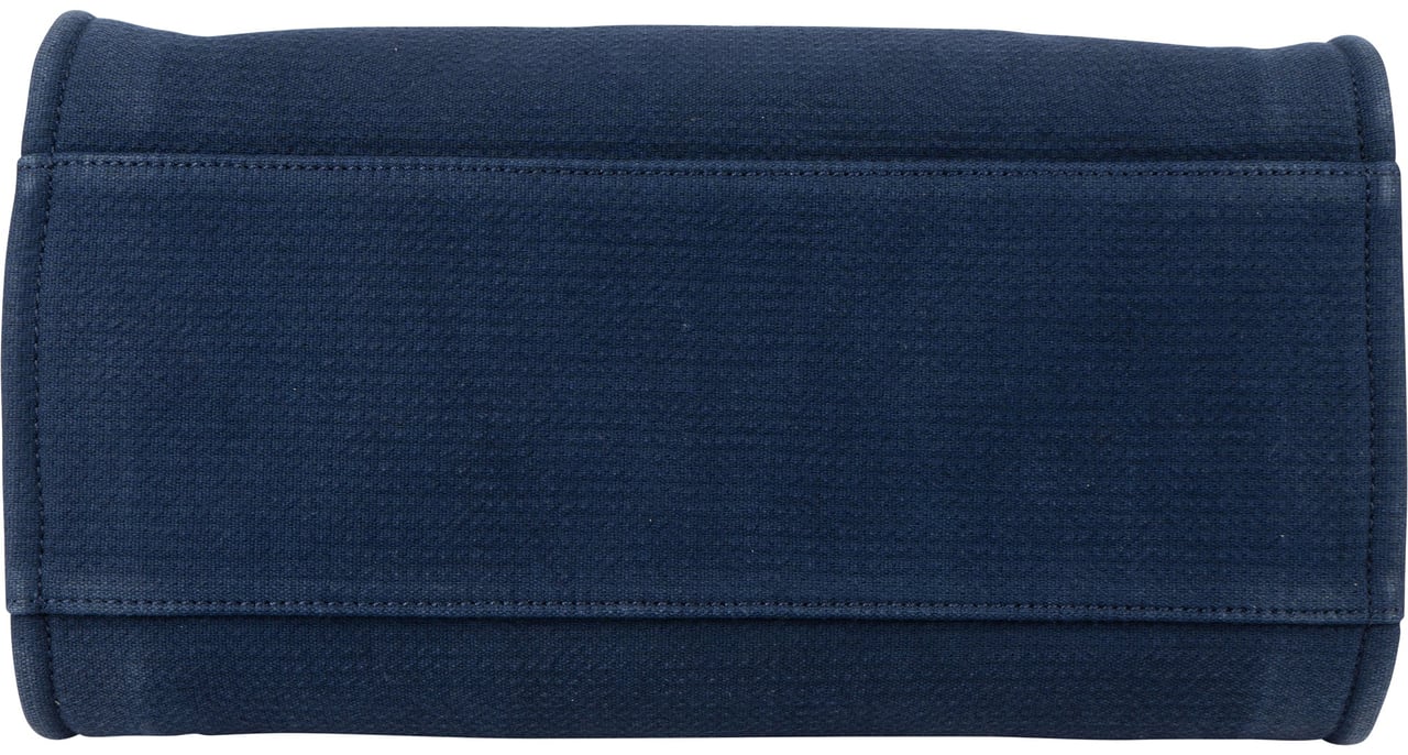 Chanel Chanel Bleu Tweed Deauville Handbag Zwart