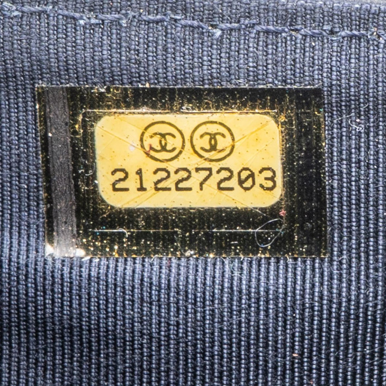 Chanel Chanel Quilted Leather CC Wallet Blauw