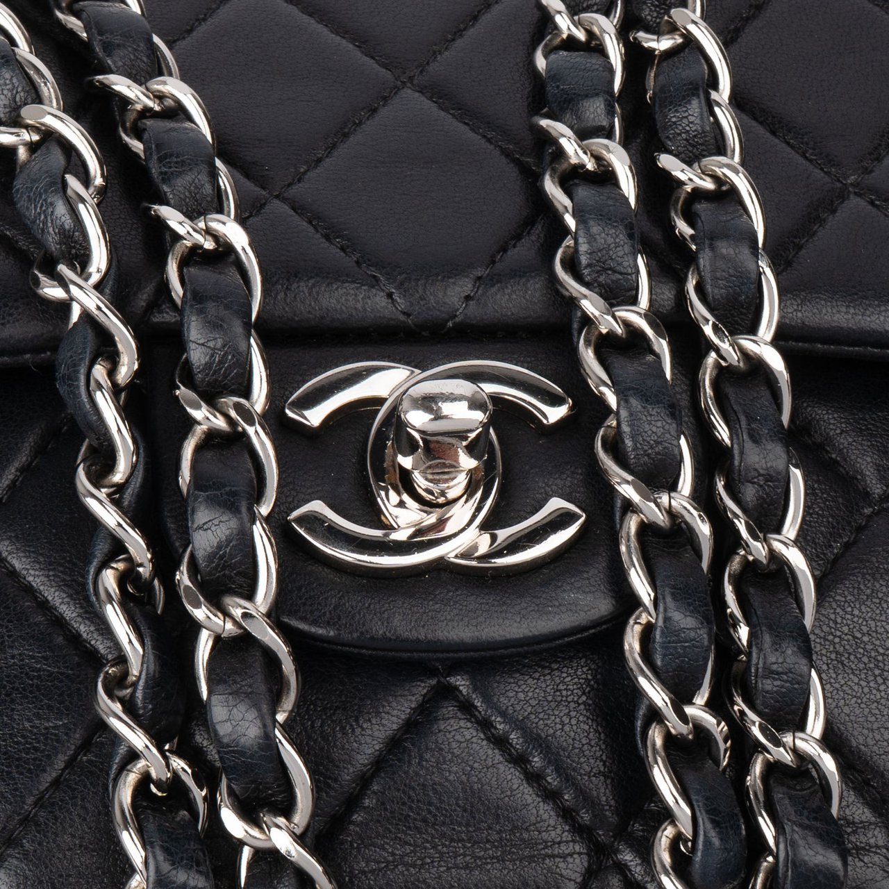 Chanel Chanel Quilted Lambskin Medium Double Flap Crossbody Bag Divers
