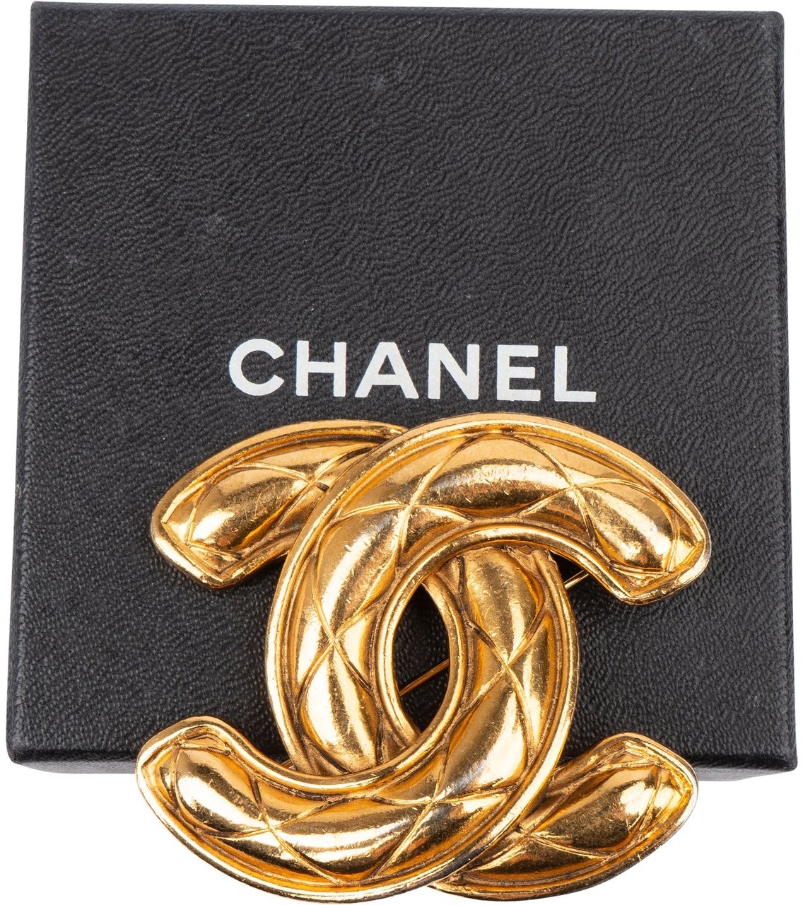 Chanel Chanel Golden Matelasse CC Brooch Divers