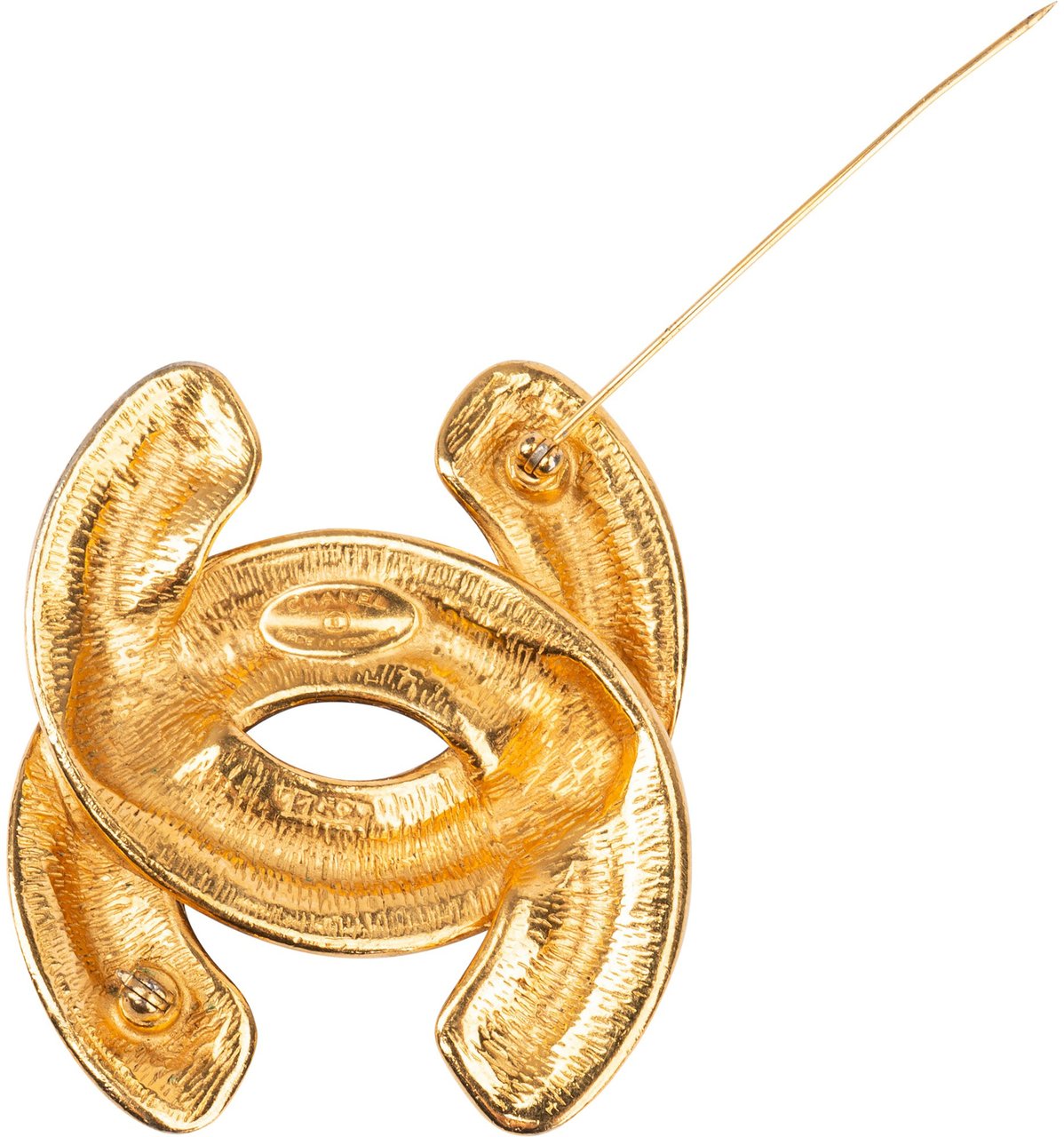 Chanel Chanel Golden Matelasse CC Brooch Divers
