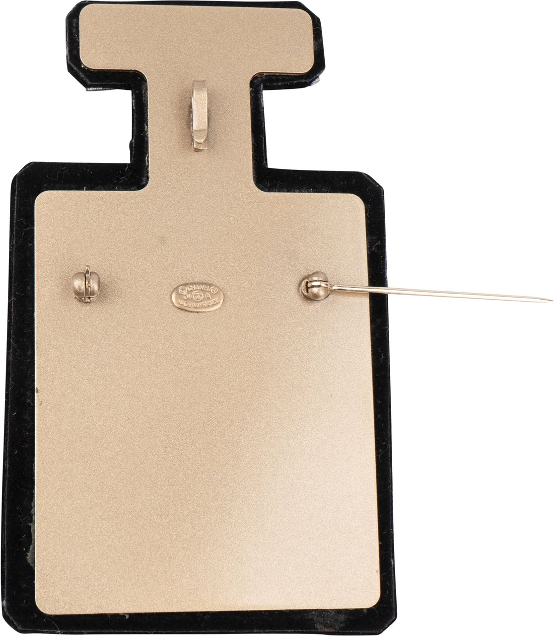 Chanel Chanel Pailetten CC Perfume Bottle Brooch Divers