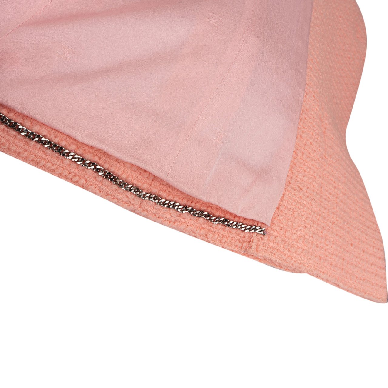 Chanel Chanel Pink Tweed CC Jacket (DE38 / FR40) Rood