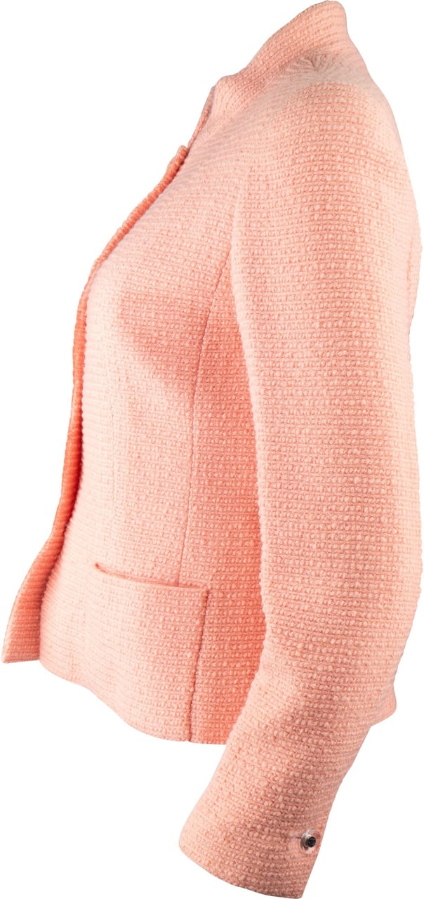 Chanel Chanel Pink Tweed CC Jacket (DE38 / FR40) Rood