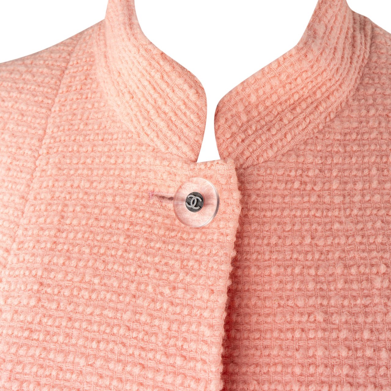 Chanel Chanel Pink Tweed CC Jacket (DE38 / FR40) Rood