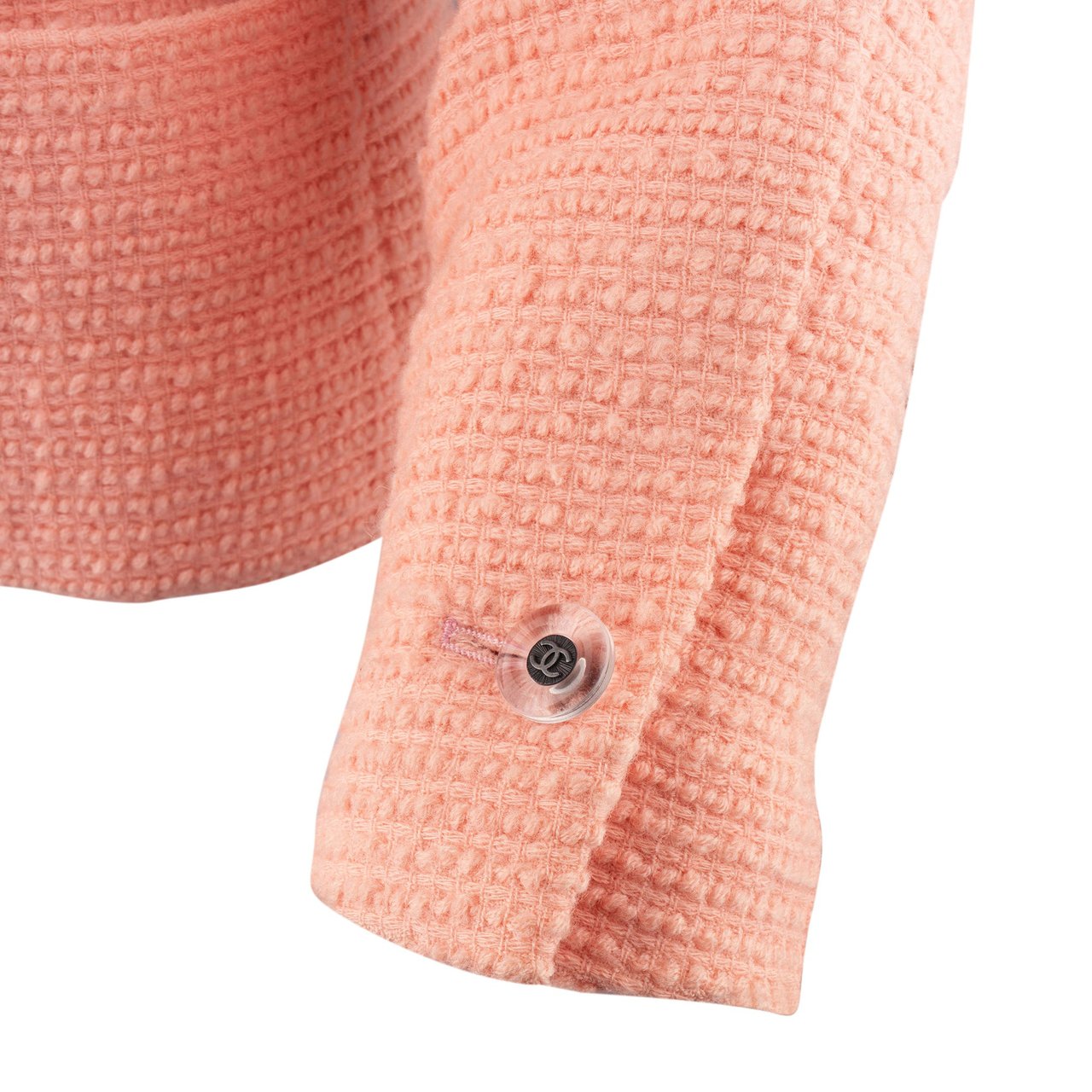 Chanel Chanel Pink Tweed CC Jacket (DE38 / FR40) Rood