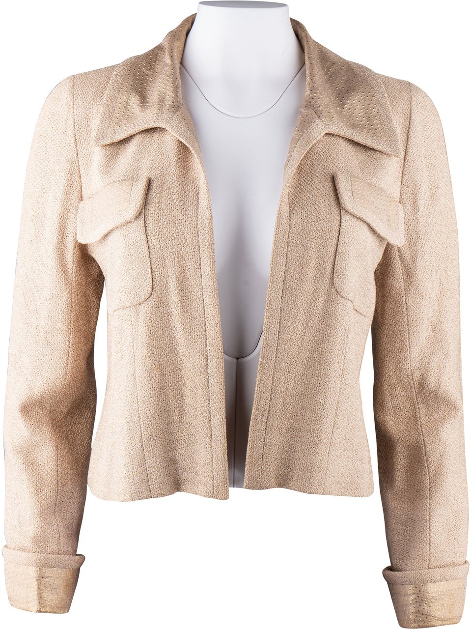 Chanel Chanel Golden Glitter Tweed Jacket (DE34 / FR36) Divers