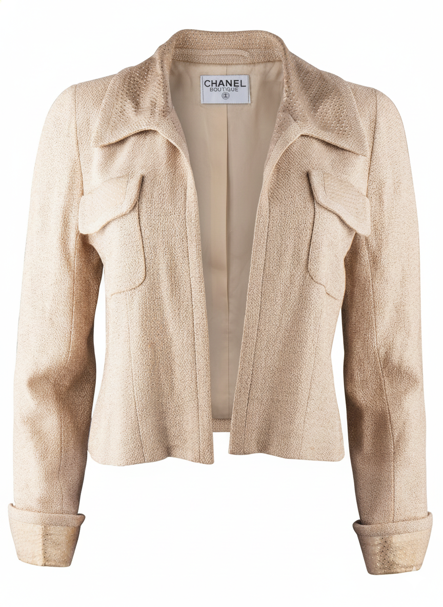 Chanel Chanel Golden Glitter Tweed Jacket (DE34 / FR36) Divers