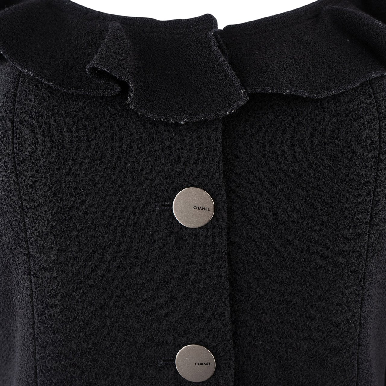 Chanel Chanel Chic Noir Wool Jacket (DE34 / FR36) Zwart