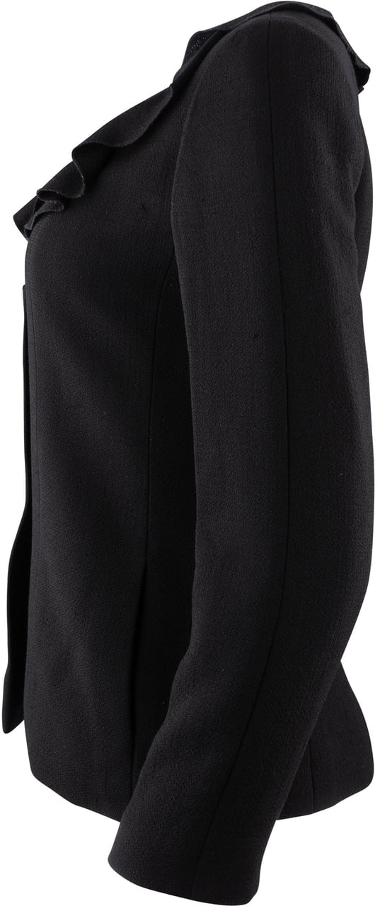 Chanel Chic Noir Wool Jacket (DE34 / FR36) Zwart