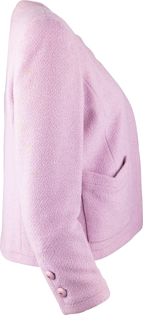 Chanel Chanel Lilac Tweed Jacket (DE36 / FR38) Paars