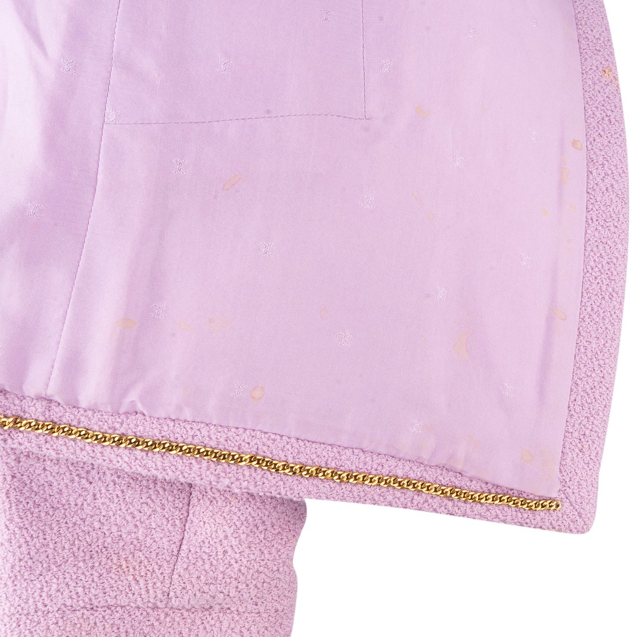 Chanel Chanel Lilac Tweed Jacket (DE36 / FR38) Paars