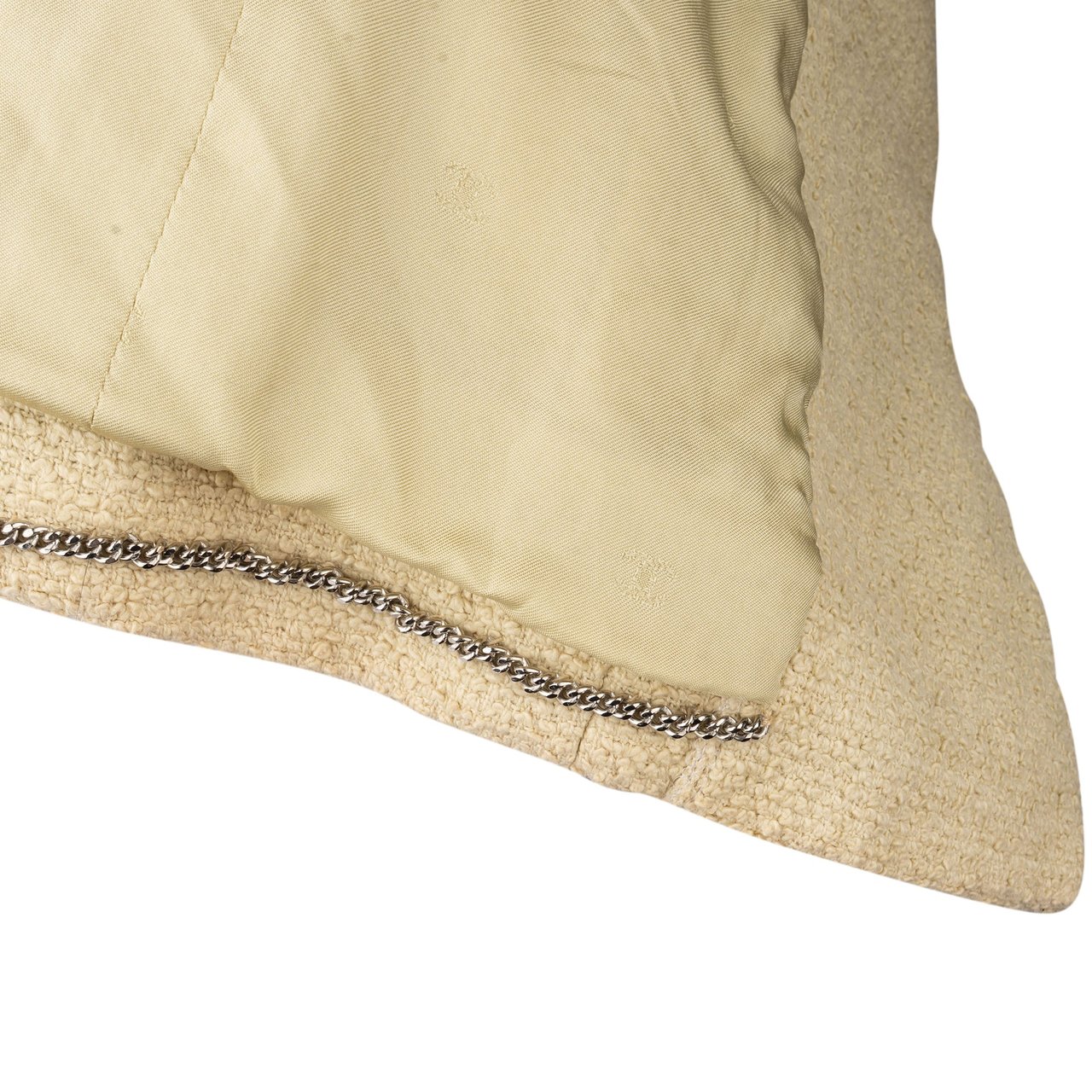 Chanel Chanel Classic Tweed Button Jacket (DE38 / FR40) Groen