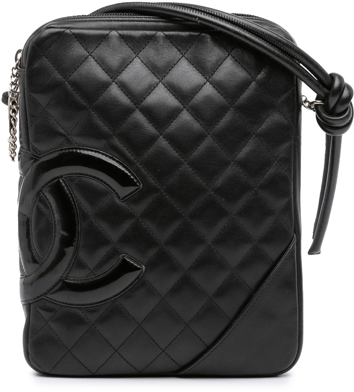Chanel Lambskin Cambon Ligne Crossbody Zwart