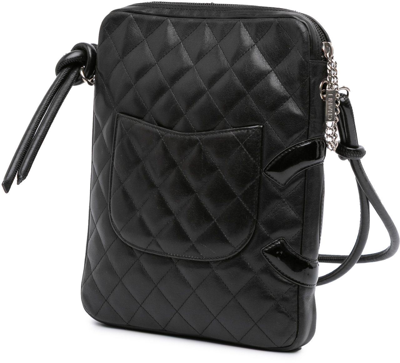 Chanel Lambskin Cambon Ligne Crossbody Zwart