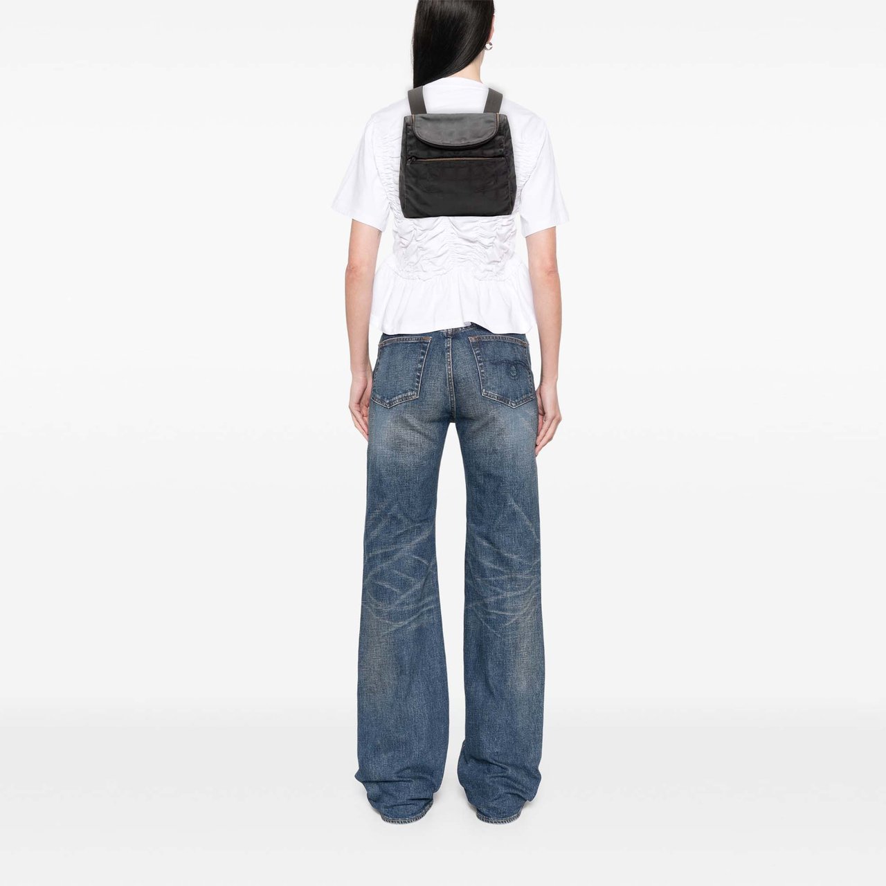 Chanel New Travel Line Nylon Convertible Backpack Zwart