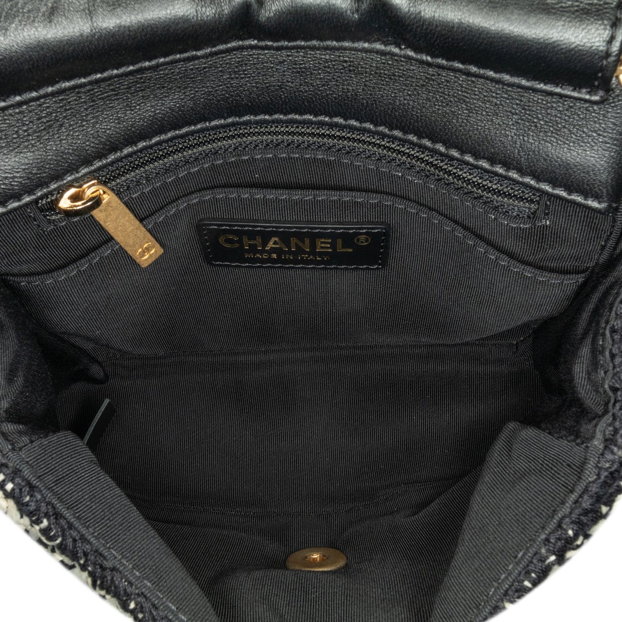 Chanel Raffia Braided with Love Flap Wit