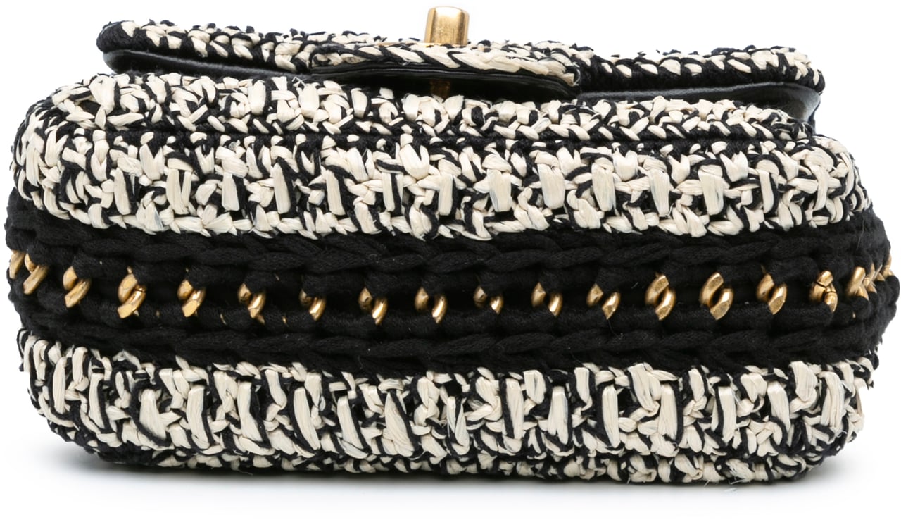 Chanel Raffia Braided with Love Flap Wit