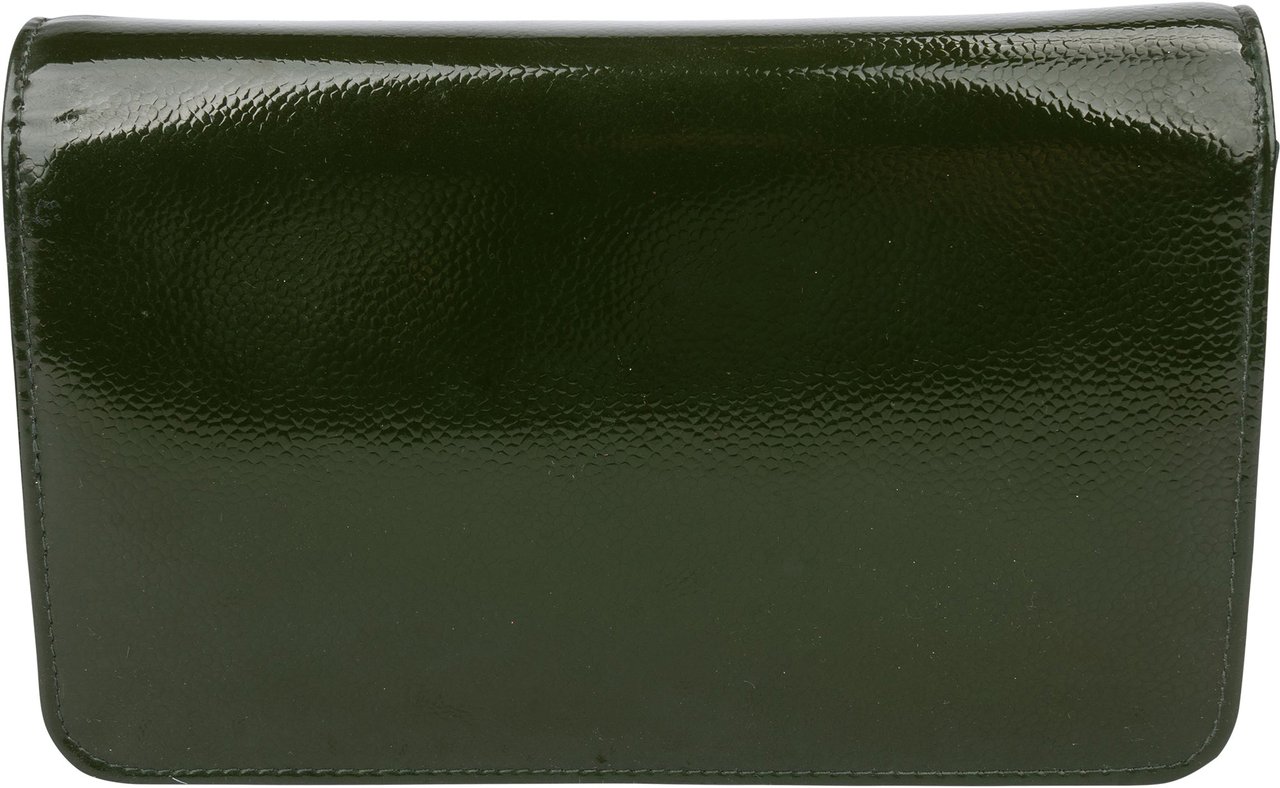 Chanel Chanel Patent Caviar Leather CC Wallet On Chain Crossbody Bag Groen