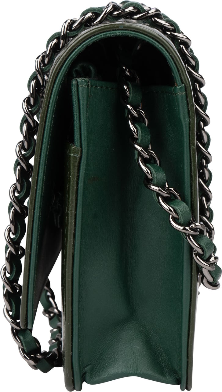 Chanel Chanel Patent Caviar Leather CC Wallet On Chain Crossbody Bag Groen