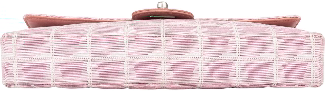 Chanel Chanel Quilted Travel Line Monogram Single Flap Shoulder Bag Rood