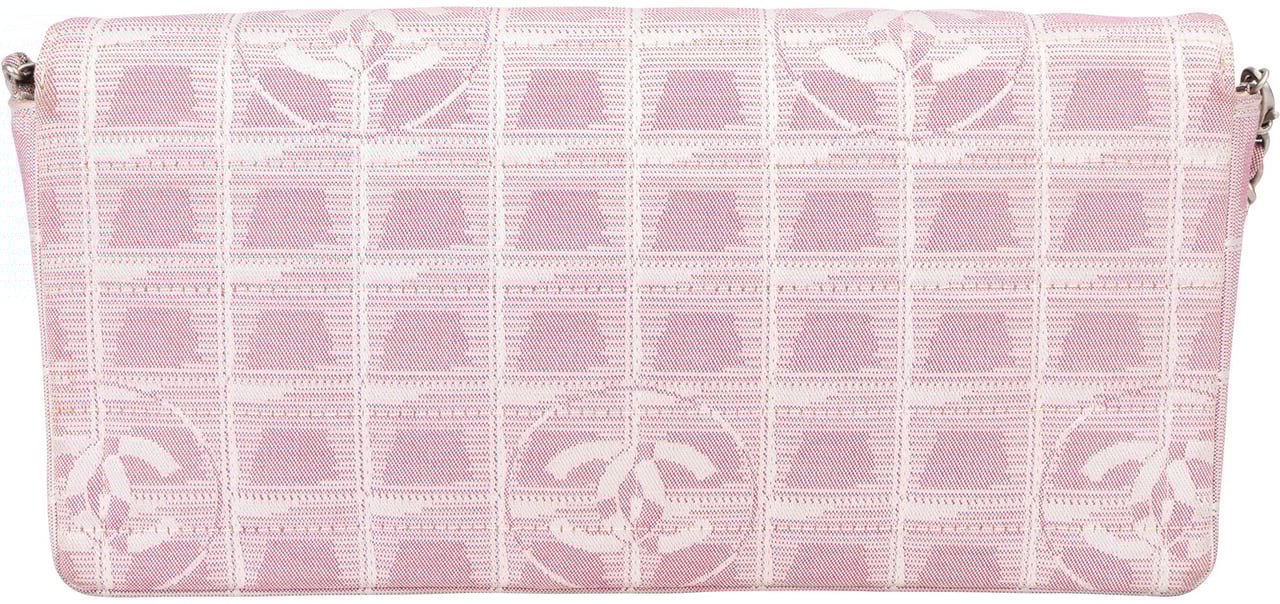 Chanel Chanel Quilted Travel Line Monogram Single Flap Shoulder Bag Rood